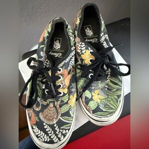 Vans Black Jungle Print Sneakers